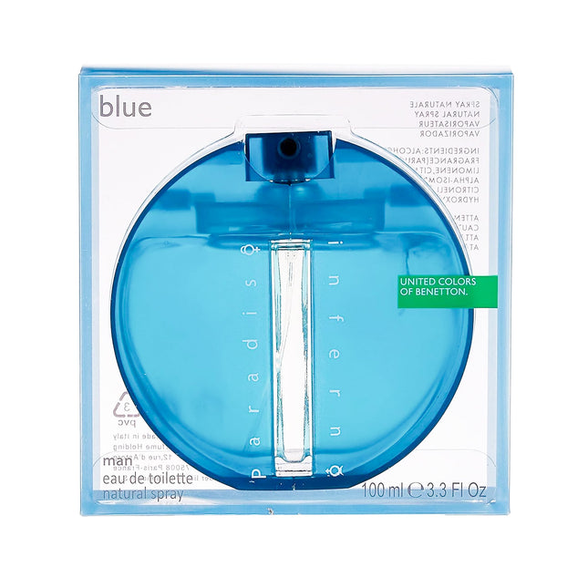 Benetton Paradiso Inferno Blue for Men EDT 100ml-Impulse Warehouse UAE