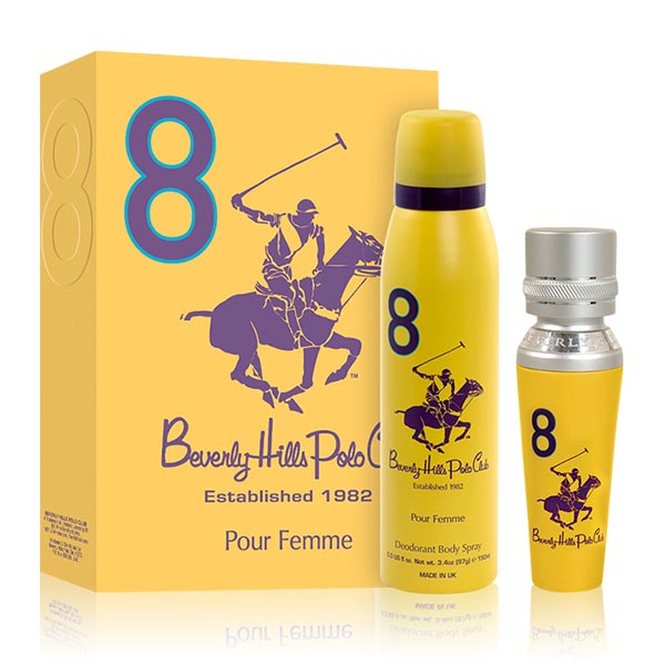 Beverly Hills Polo Club No 8 Gift Set for Women EDP 50ml & 150ml-xpressionsstyle