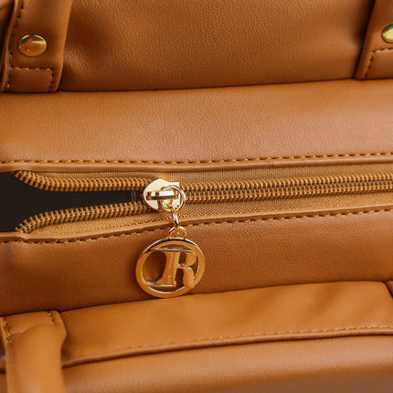 Chrixtina Rocca Womens Leather Shoulder Handbag-xpressionsstyle
