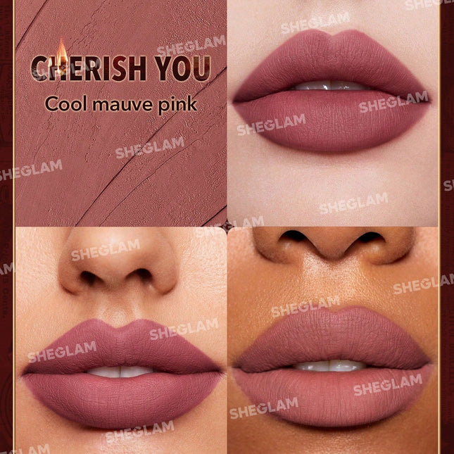 Sheglam Dynamatte Boom Long-Lasting Matte Lipstick (Ember Rose Ver.)-xpressionsstyle