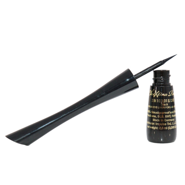 Chrixtina Rocca 2 IN 1 Color & Care Black Eyeliner for Lash Boost-xpressionsstyle