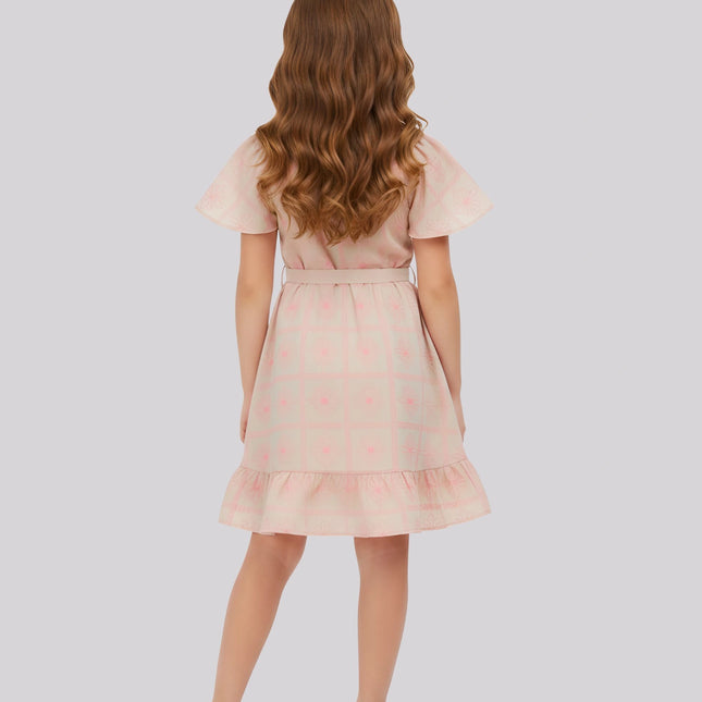 Girl’S All Over Embroidered Dress – image 2
