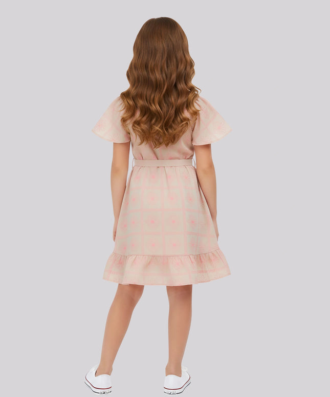 Girl’S All Over Embroidered Dress – image 2