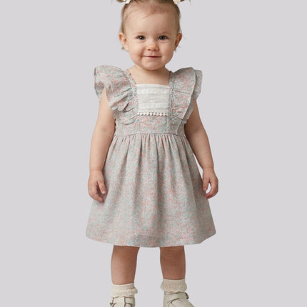 Baby Girl's All Over Printed Dress
