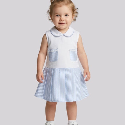 Baby Girl's Casual Striped Dress