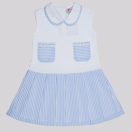 Baby Girl's Casual Striped Dress – image 3