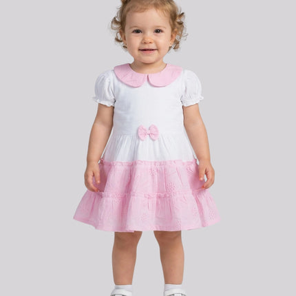 Baby Girl’S Schiffli Embroidered Dress