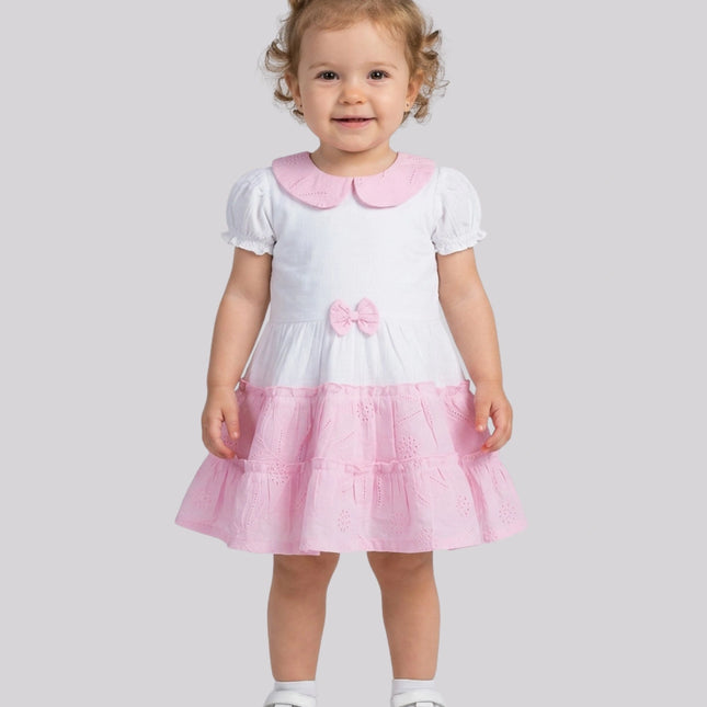 Baby Girl’S Schiffli Embroidered Dress