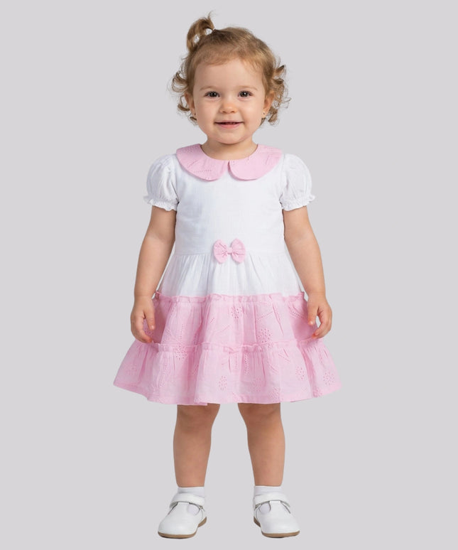 Baby Girl’S Schiffli Embroidered Dress