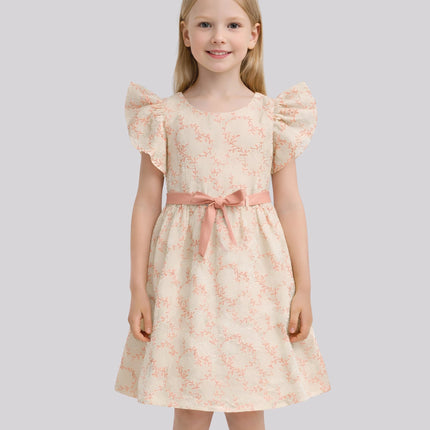 Girl's All Over Printed Dress