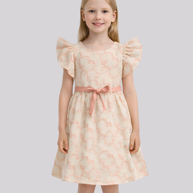 Girl's All Over Printed Dress