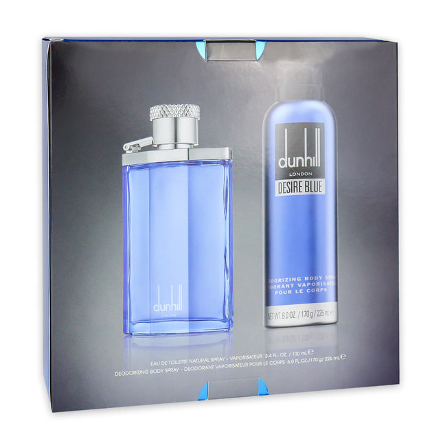 DUNHILL Men's Desire Blue Gift Set Fragrances-Impulse Warehouse UAE
