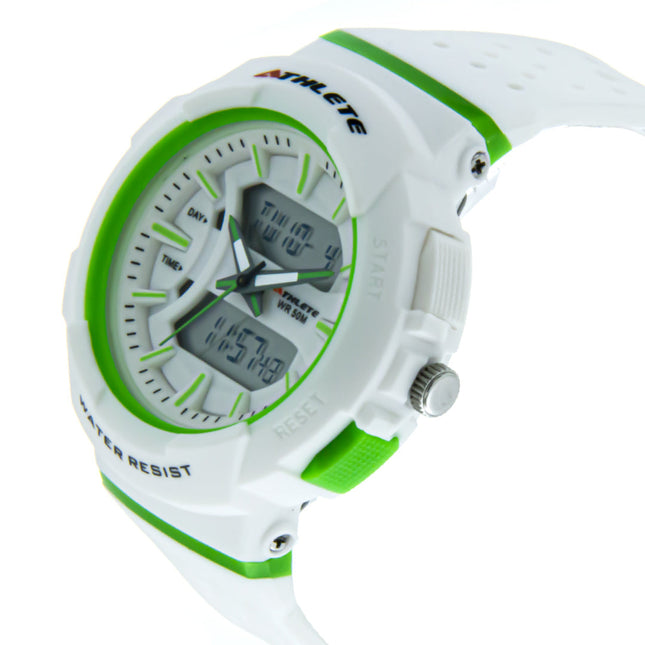Eliz ATHLETE ES8593L8WWW White PU Case and Band Women's / Kids Watch-Impulse Warehouse UAE