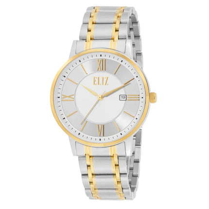 ELIZ ES8804G2TST SS Case & Band Date Men's Watch