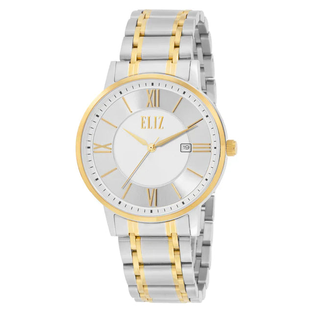 ELIZ ES8804G2TST SS Case & Band Date Men's Watch
