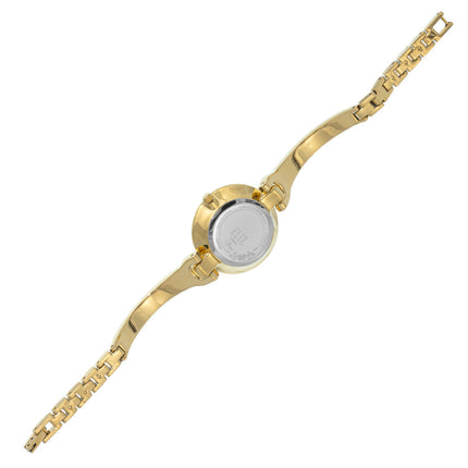 ELIZ ES8857L2GWG Metal Case and Bracelet 3-Hands Women's Watch