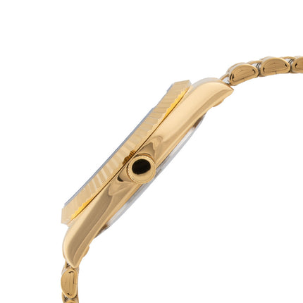 ELIZ ES8863G2GCG SS Case & Band Day-Date Men's Watch