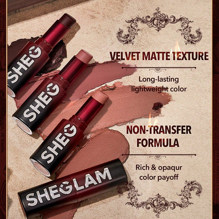 Sheglam Dynamatte Boom Long-Lasting Matte Lipstick (Ember Rose Ver.)-xpressionsstyle