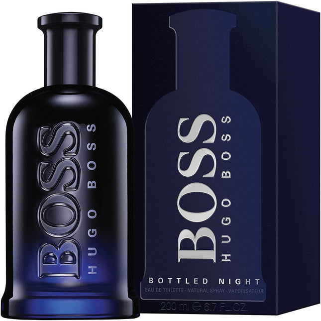 Hugo Boss Bottled Night for Men EDT 200ml-Impulse Warehouse UAE