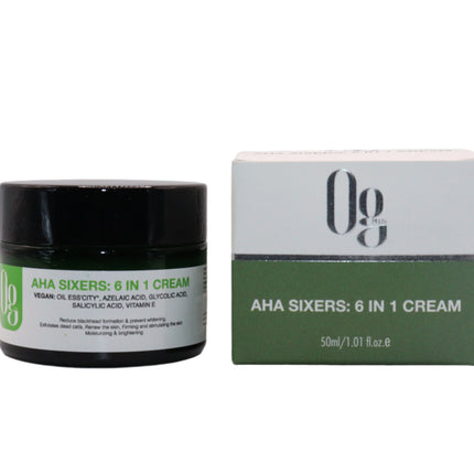 Og Plus AHA Sixers: 6 in 1 Cream