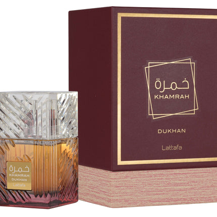 Khamrah Dukhan for Unisex By Lattafa Eau De Parfum 100ml