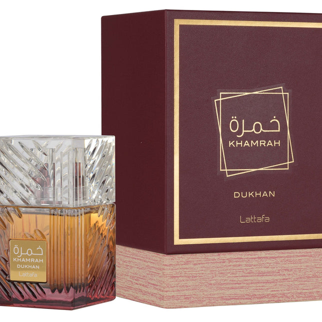 Khamrah Dukhan for Unisex By Lattafa Eau De Parfum 100ml
