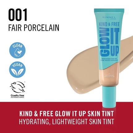 كريم أساس ريميل Kind & Free GLOW IT UP المُرطب للبشرة