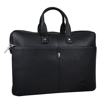 Men's Premium Full-Grain Leather Laptop Briefcase - Fits Up to 15.6" Laptops-xpressionsstyle