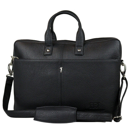 Men's Premium Full-Grain Leather Laptop Briefcase - Fits Up to 15.6" Laptops-xpressionsstyle