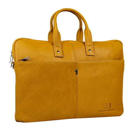 Men's Premium Full-Grain Leather Laptop Briefcase - Fits Up to 15.6" Laptops-xpressionsstyle