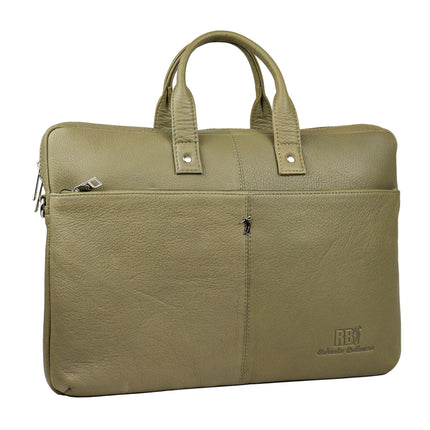 Men's Premium Full-Grain Leather Laptop Briefcase - Fits Up to 15.6" Laptops-xpressionsstyle