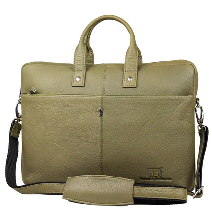 Men's Premium Full-Grain Leather Laptop Briefcase - Fits Up to 15.6" Laptops-xpressionsstyle