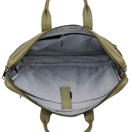 Men's Premium Full-Grain Leather Laptop Briefcase - Fits Up to 15.6" Laptops-xpressionsstyle