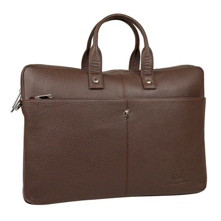 Men's Premium Full-Grain Leather Laptop Briefcase - Fits Up to 15.6" Laptops-xpressionsstyle