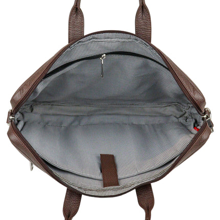 Men's Premium Full-Grain Leather Laptop Briefcase - Fits Up to 15.6" Laptops-xpressionsstyle