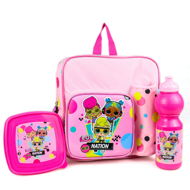 LOL Surprise! 3 in 1 Backpack Set for Toddler Preschool Kindergarten Kids-xpressionsstyle