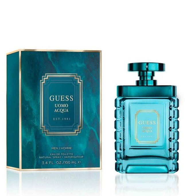 Guess New Uomo Acqua Cologne Spray for Men EDT 100ml-Impulse Warehouse UAE