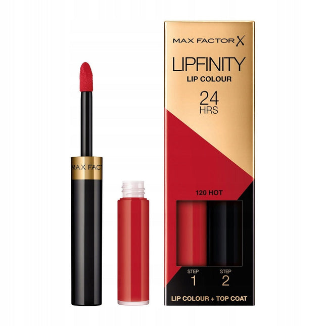 Max Factor Lipfinity Lipstick Hot - 120-Impulse Warehouse UAE