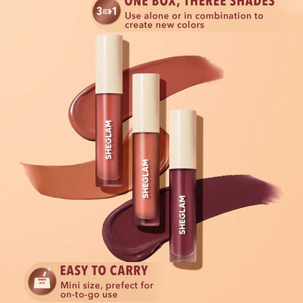 Sheglam Matte Allure Mini Liquid Lipstick Set-xpressionsstyle
