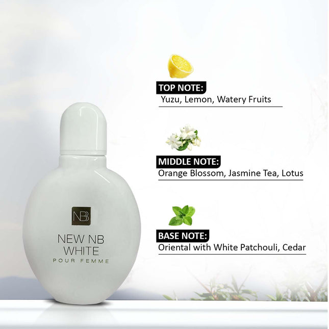 New Nb White Pour Femme Perfume for Women 125ml-Impulse Warehouse UAE