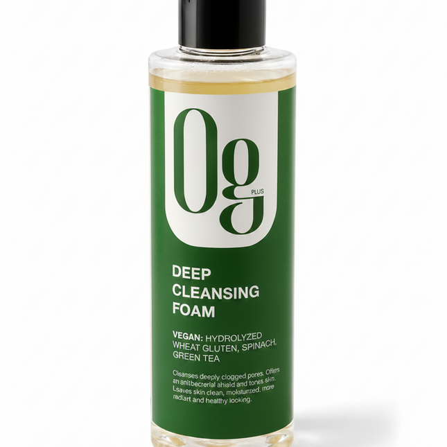 OG Plus Deep Cleansing Foam – Vegan Face Cleanser