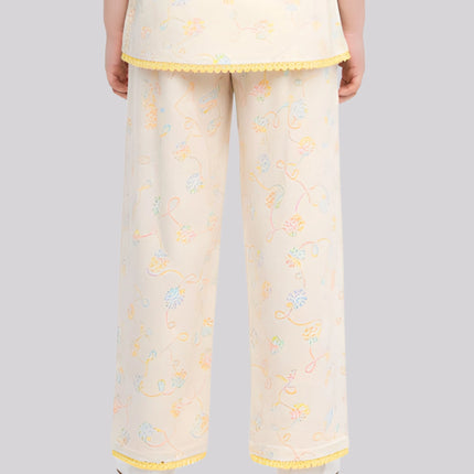 Girl's All Over Printed Palazzo Pants – image 2
