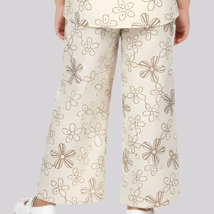 Girl’S All Over Embroidered Palazzo Pants – image 2