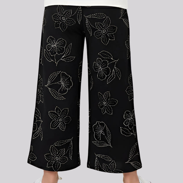 Girl's All Over Printed Palazzo Pants – image 2