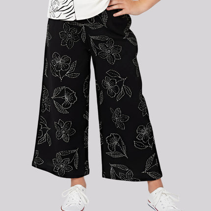 Girl's All Over Printed Palazzo Pants – image 3