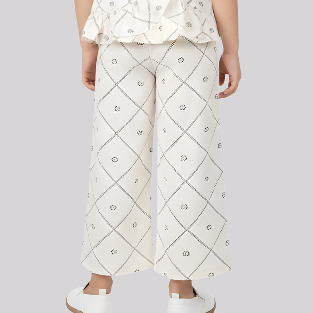 Girl's All Over Printed Palazzo Pants – image 2