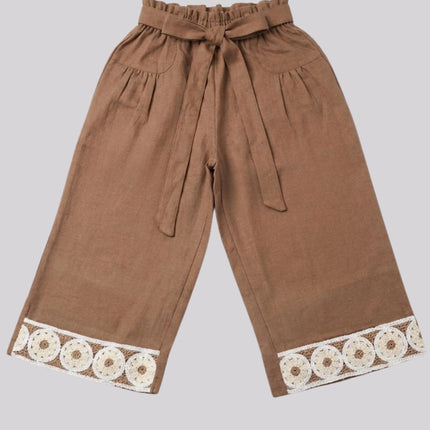 Girl's Embroidered Pant