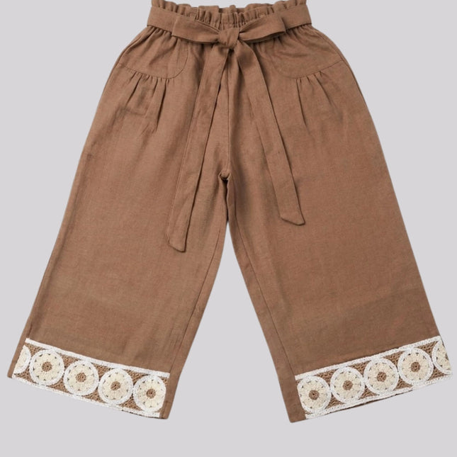 Girl's Embroidered Pant