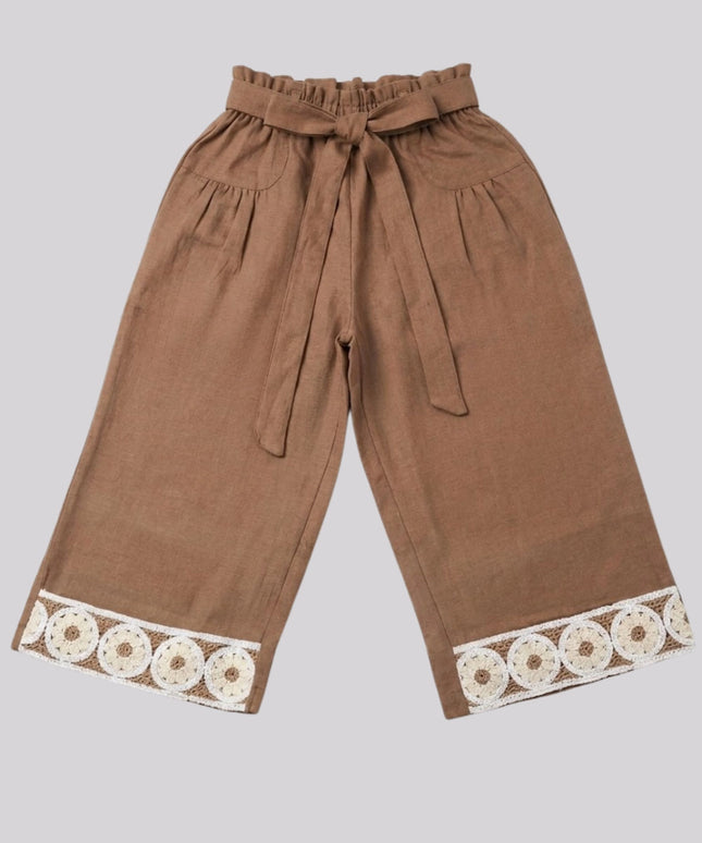Girl's Embroidered Pant