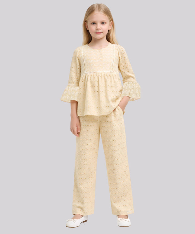 Girl's Embroidered Pant – image 2